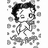 Betty Boop Wecoloringpage Biker Birijus 1203 sketch template