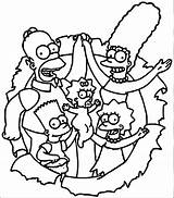 Simpsons Coloring Pages Wecoloringpage Cartoon sketch template