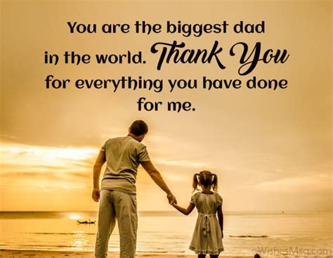 Thank You Messages For Dad Appreciation Quotes Wishesmsg In 2021