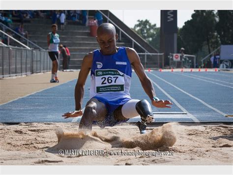 bongani sets sa record  long jump african reporter