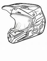 Casco Motociclo sketch template
