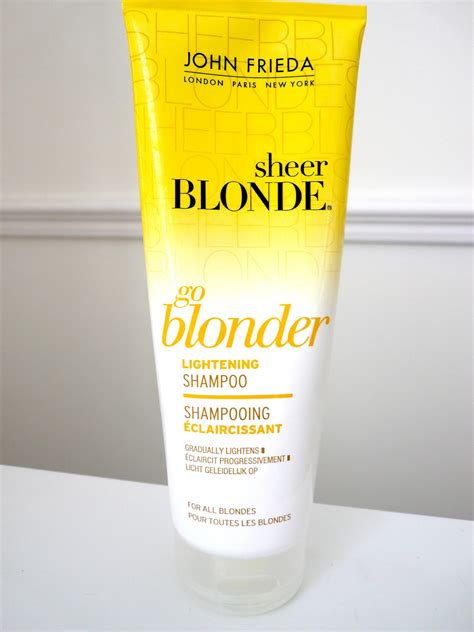 annabelle review john frieda  blonder lightening shampoo
