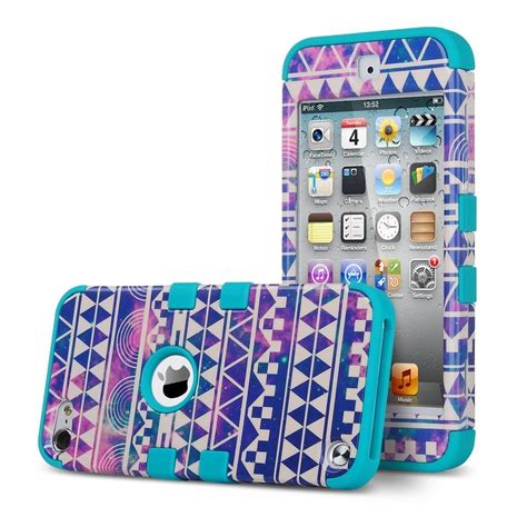 amazoncom ulak ipod touch  caseipod touch  casehybrid hard pattern  silicon case cover