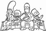 Simpsons Simpson Coloring Pages Family Print Printable Halloween Maggie Bart Color Lisa Pdf Getcolorings Funny Template Getdrawings sketch template