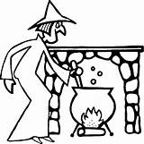 Witch Coloring Pages Coloringpages1001 sketch template