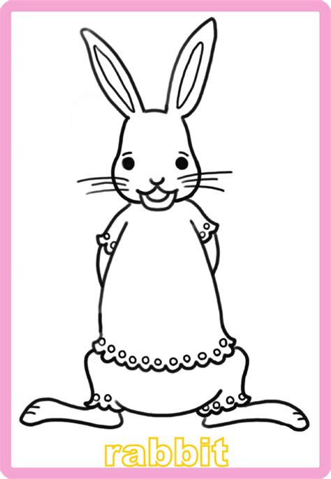 coloring pages rabbit