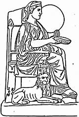 Rhea Mythology Grega sketch template