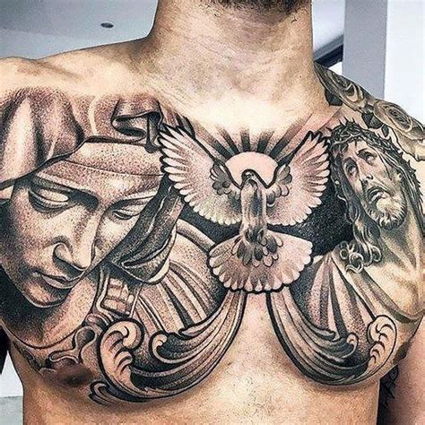 32 Awesome Chest Tattoos For Men Chest Tattoo Men Cool Chest Tattoos