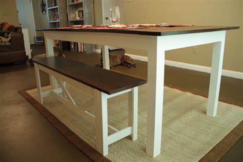 dining table  dining table bench plans
