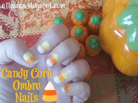 Elle Sees Beauty Blogger In Atlanta Diy Candy Corn Ombre Nails Plus