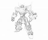 Pages Transformers Shockwave Coloring G1 Template Robot sketch template