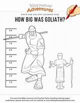 Goliath Sheet Biblepathwayadventures sketch template