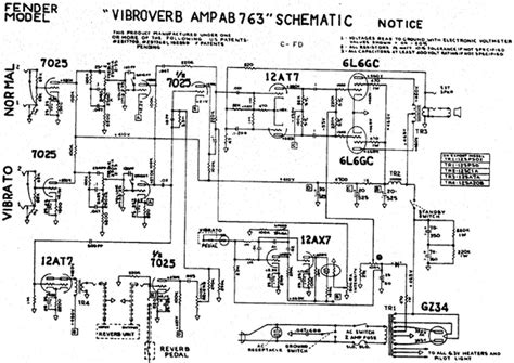 fender vibroverb amp ab schematic electronic service manuals
