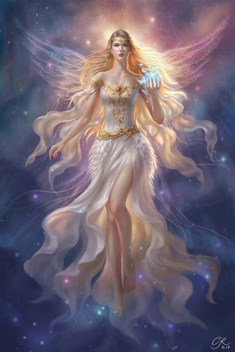 goddess of light by crystalrain272 fantasy art women fantasy female