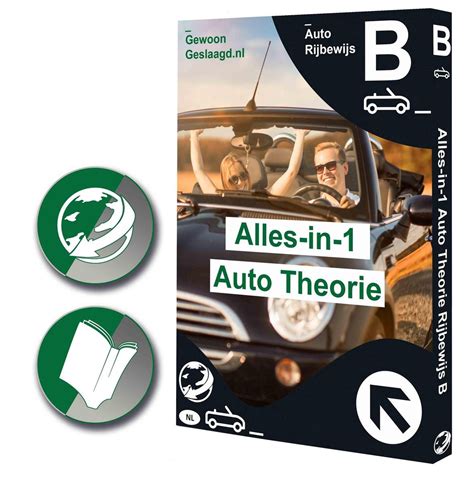 autotheorie boek  rijbewijs  gewoongeslaagd rijles theorie en oefenen usb cbr