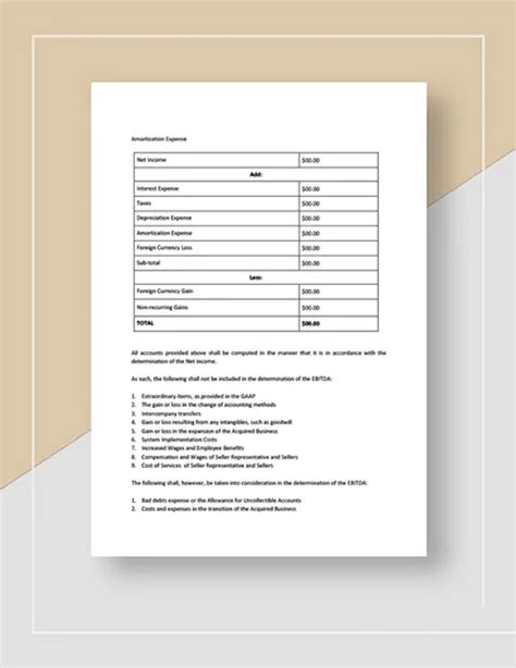 earnout clauses agreement template   word google docs