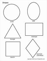 Shapes Printable Templates Basic Coloring Pages Cut Shape Kids Choose Board Simple Firstpalette sketch template