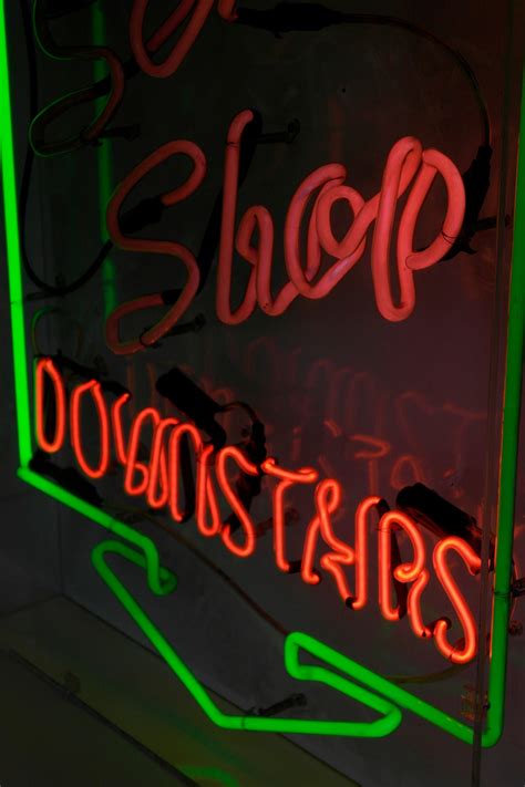 licensed sex shop neon sign for sale at 1stdibs