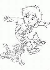 Diego Coloring Pages Go Coloringpagesabc sketch template