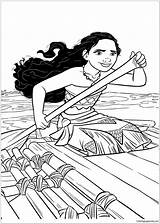 Moana Coloring Pages Colouring Choose Board Cartoon sketch template