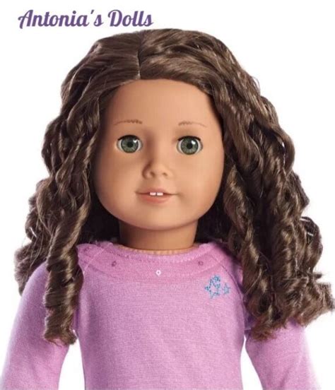 American Girl Truly Me 44 Doll Medium Skin Curly Dark Brown Hair Hazel