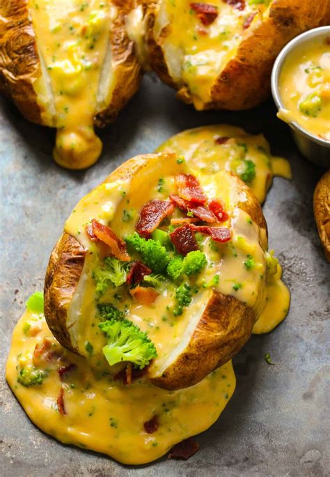 loaded baked potatoes layers  happiness