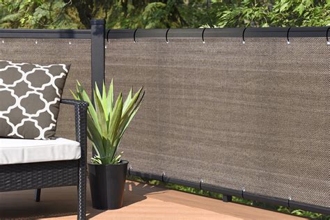 elegant privacy screen  backyard fence pool deck