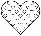 Herzen Ausmalbilder Valentine sketch template