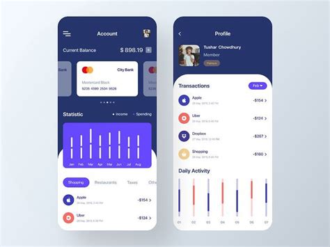banking app banking app creative agency website startup design