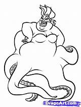 Ursula Coloring Pages Draw Ariel Step Disney Drawing Color Witch Sea Kids Getcolorings Getdrawings Print Printable Hellokids sketch template