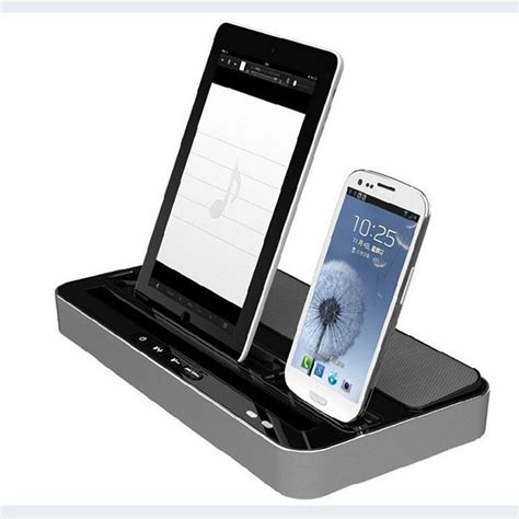 ipega charging docking station speaker  dual dock charger  ipad    mini iphone