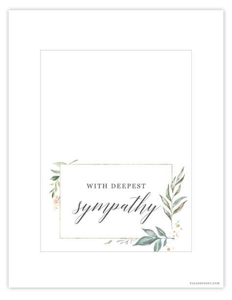 printable sympathy card instant  pjs  paint