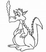 Dragon Coloring Bearded Pages Popular sketch template