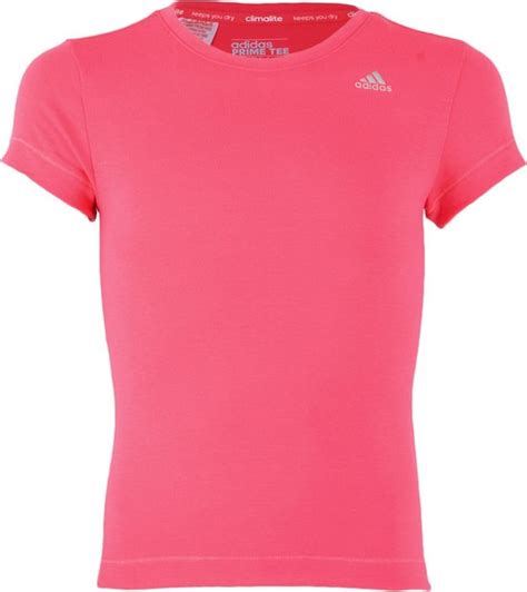 bolcom adidas ais pr  shirt sportshirt meisjes maat  roze