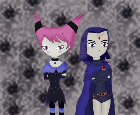 jinx and raven by lunamonn on deviantart