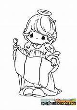 Precious Moments Coloring Pages Angel Printable Colouring Sheets Printables Adult Stamps Angels Bing Little Print Books sketch template