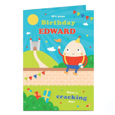 buy personalised birthday card humpty dumpty for gbp 1 79 card