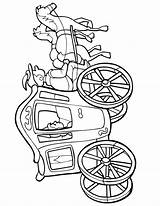 Carriage Coloring Horse Pages Princess Horses Cinderella Kids Printable Wagon Color Cartoon Drawing Colouring Cliparts God Print Drawn Printactivities Clipart sketch template