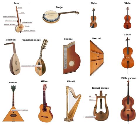 string instruments list  names