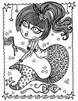 Burlesque Mermaids Mermaid Mycoloringpages sketch template