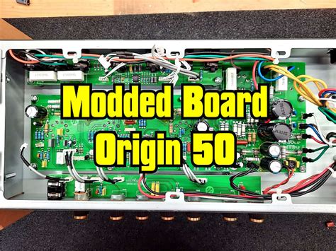 modded marshall origin  circuit board pcb mod  reverb