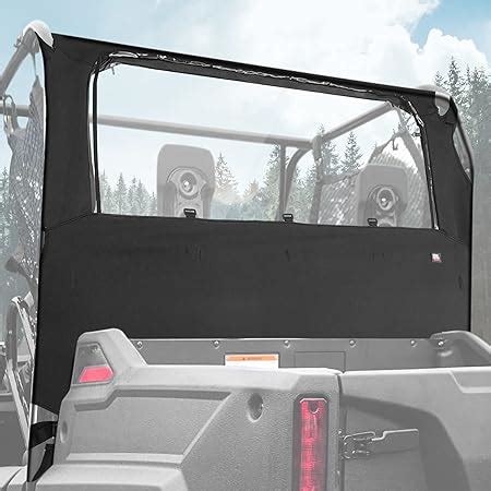 amazoncom kemimoto utv rear windshield  zipper  window compatible  rhino