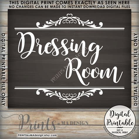 dressing room sign fitting room privacy  printable xx