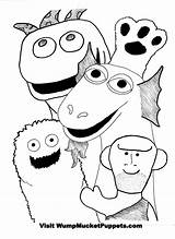 Puppets Theater Horse Getcolorings Mucket Wump sketch template