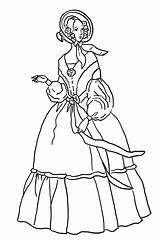 Victorian Coloring Pages Ladies Era Children Dresses Drawing Template Sheet Toys Sketch Drawings Templates sketch template