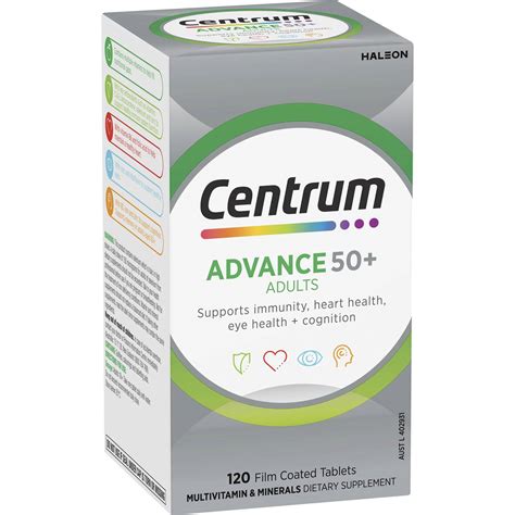 centrum advance  daily multivitamin supplements  pack woolworths