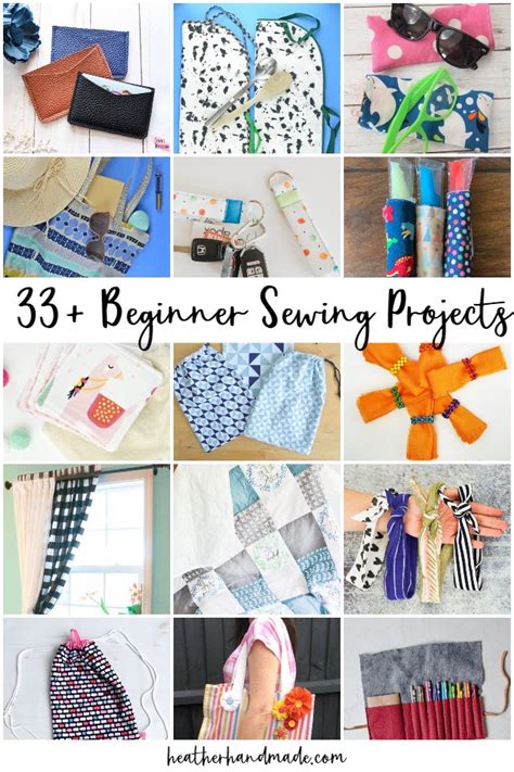 fun  easy beginner sewing projects heather handmade