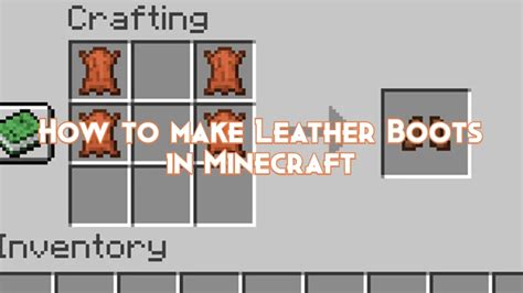 leather boots  minecraft pillar  gaming