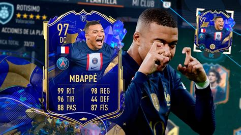 tiene sentido mbappe  toty review fifa  ultimate team youtube
