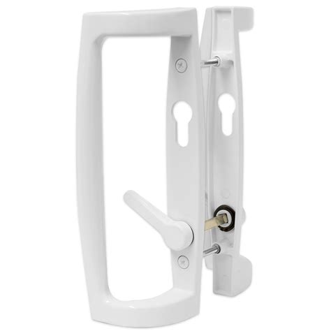 upvc sliding patio door handle fuhr pz mm  shape handle set pair  ebay